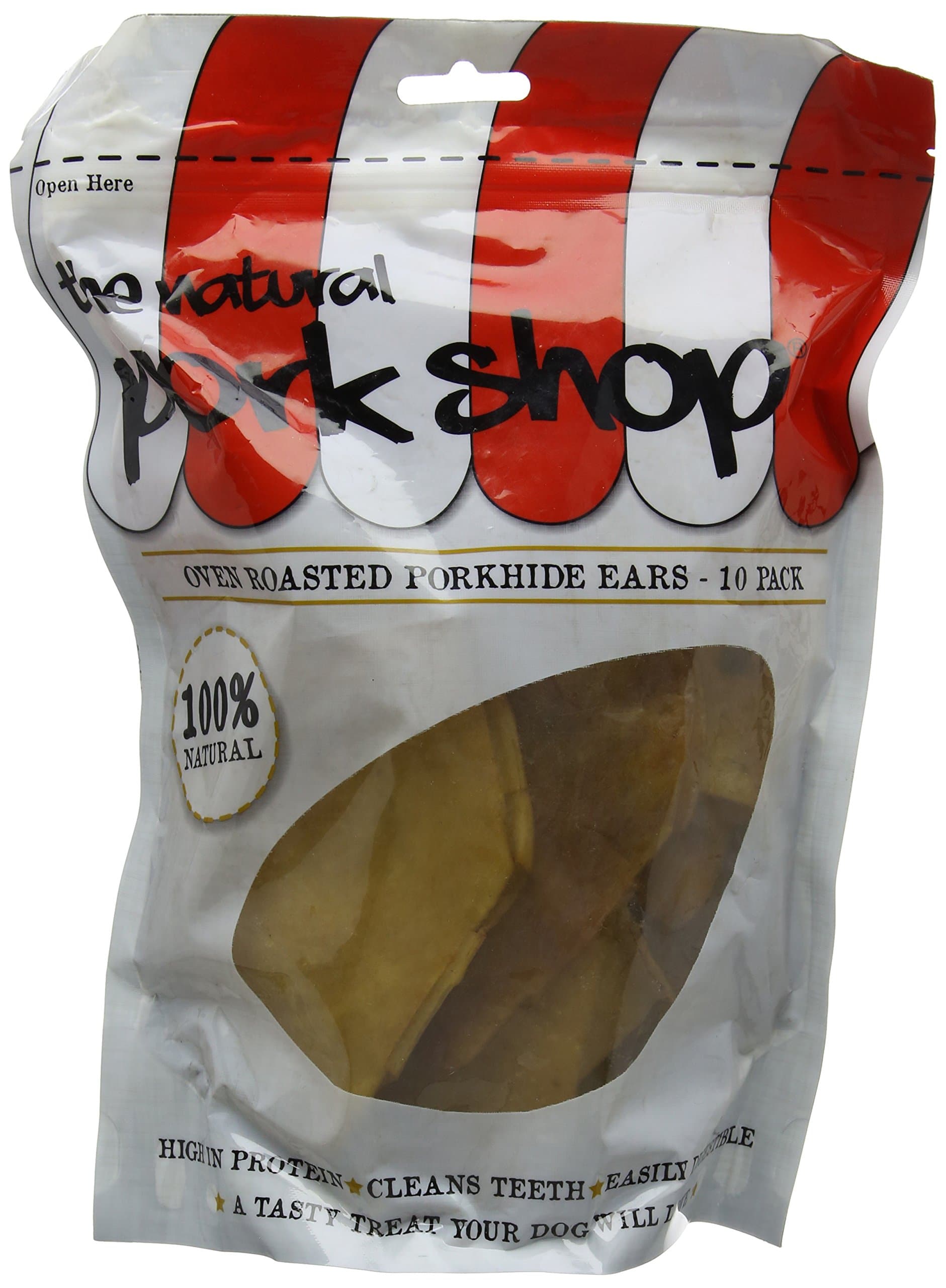 Pork Shop Pressed Ears 5" Dog Chews (6 packs of 10 ears)