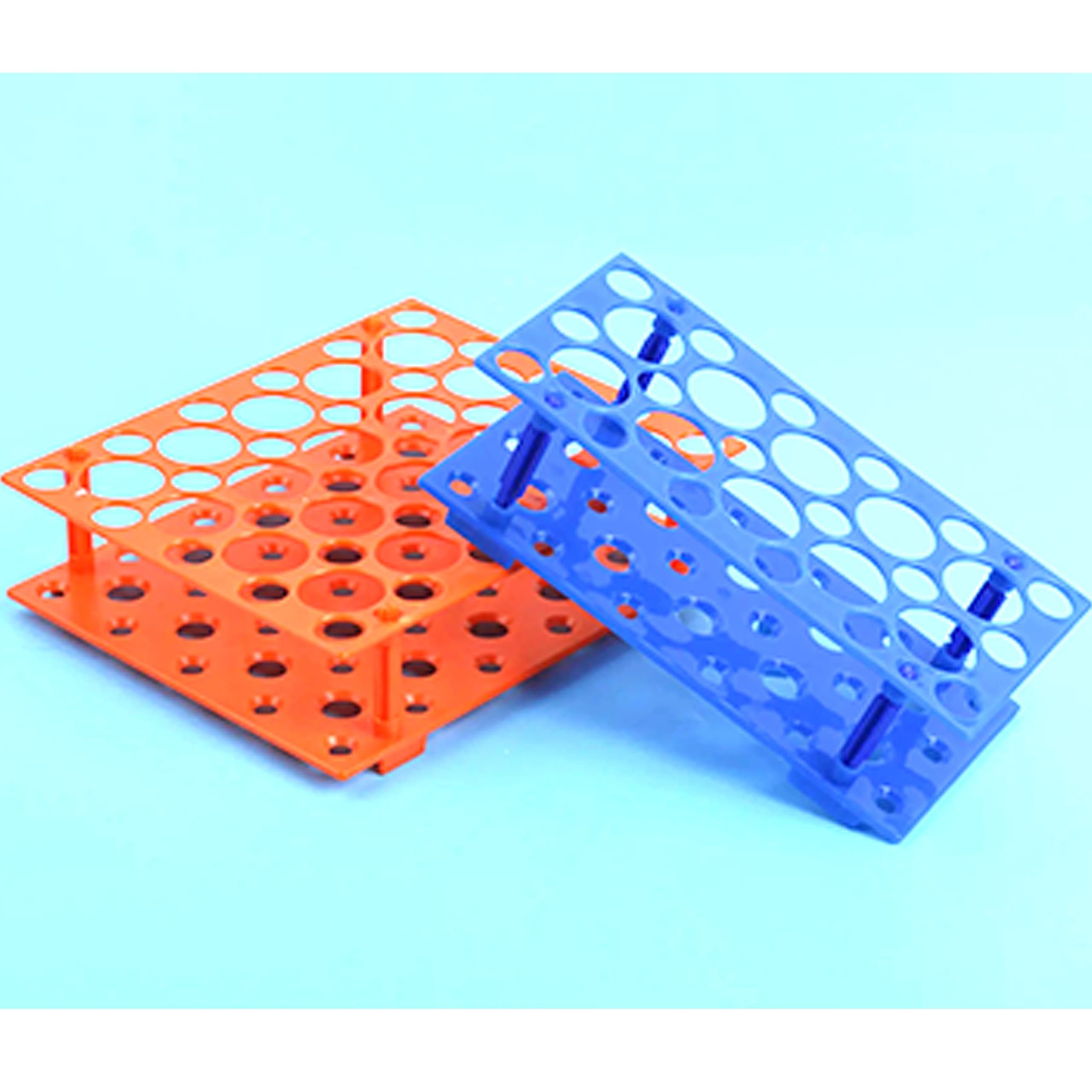 OESS Tube Rack Detachable Centrifuge Tube Holder 50-Well for 10/15/50ml Test Tubes (Pk/2)