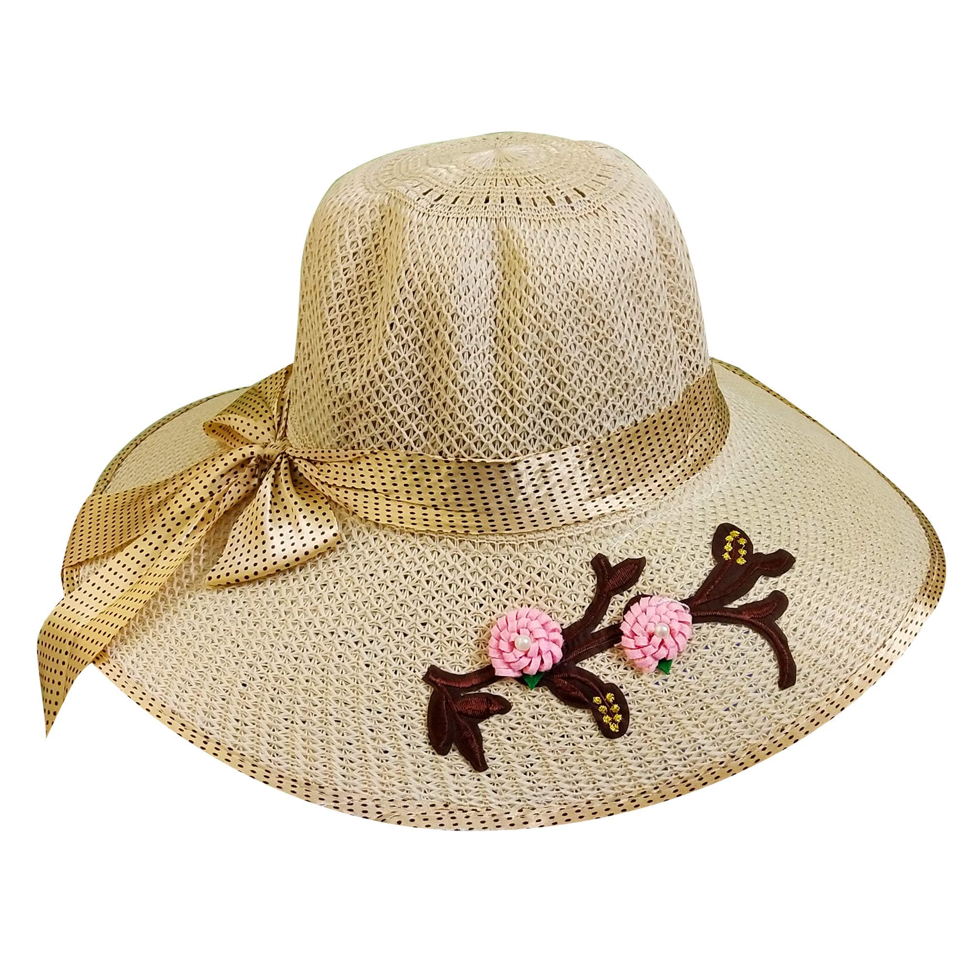Devil Girls Fedora Hats for Beach Sun Protection Hat for Women and Girls Brown