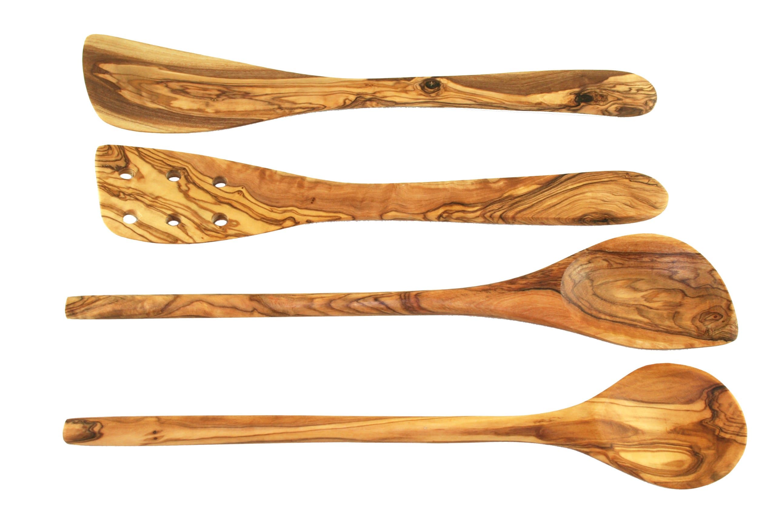 D.O.M. Die Olivenholz ManufakturD.O.M. 4-piece kitchen set made of olive wood