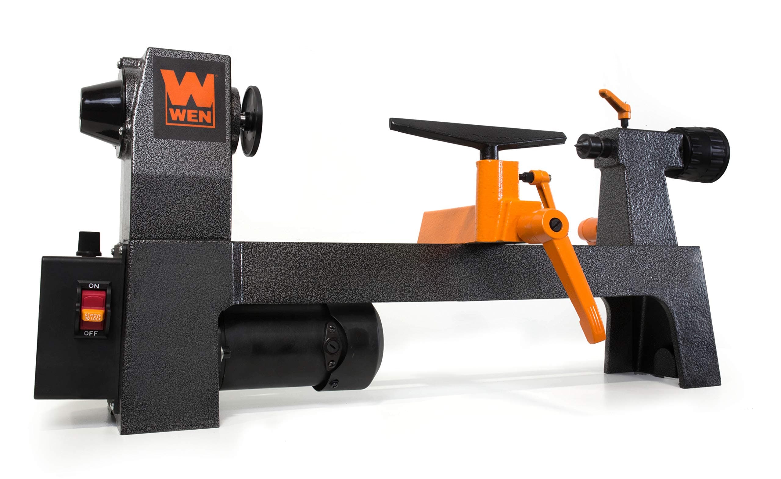 WEN Mini Bench Top Wood Lathe, 8" x 13" Variable Speed (LA3421)