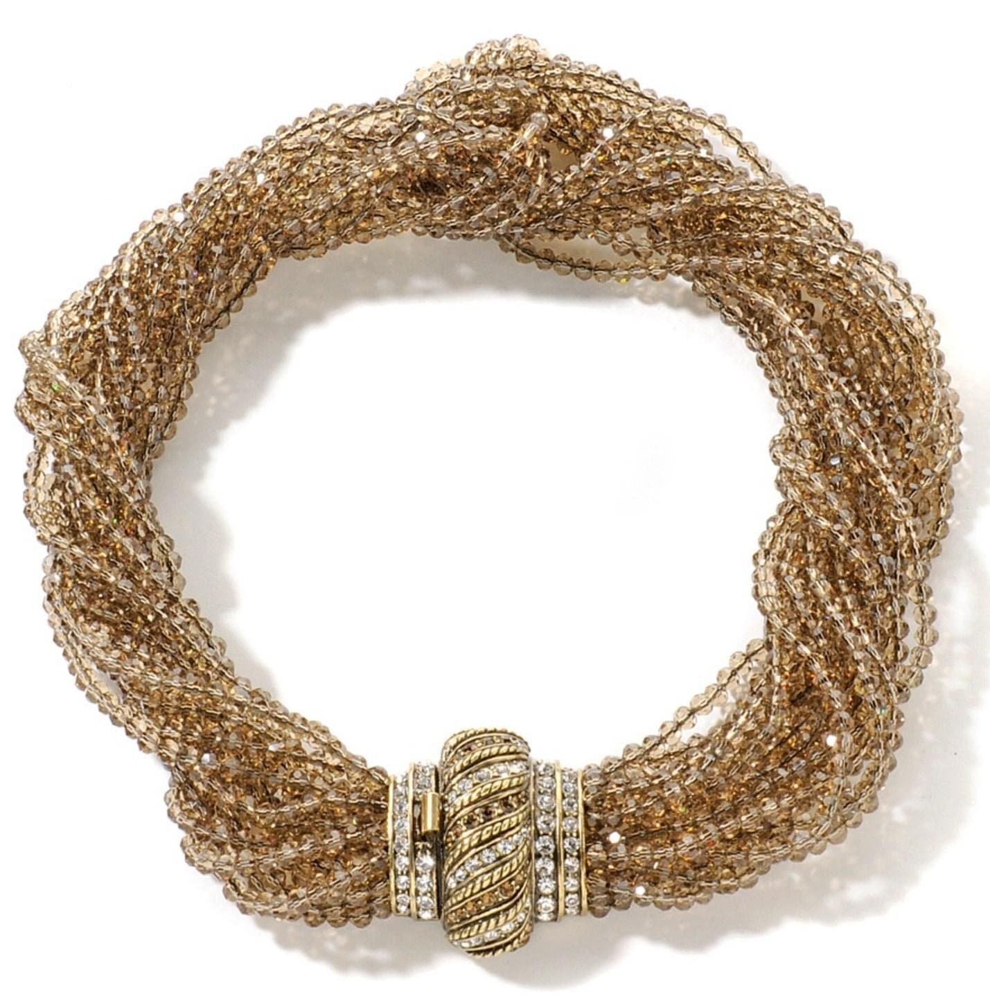 Heidi Daus Beaded Opulence Torsade Necklace Absolutely Spectacular PC SWAROSVKI