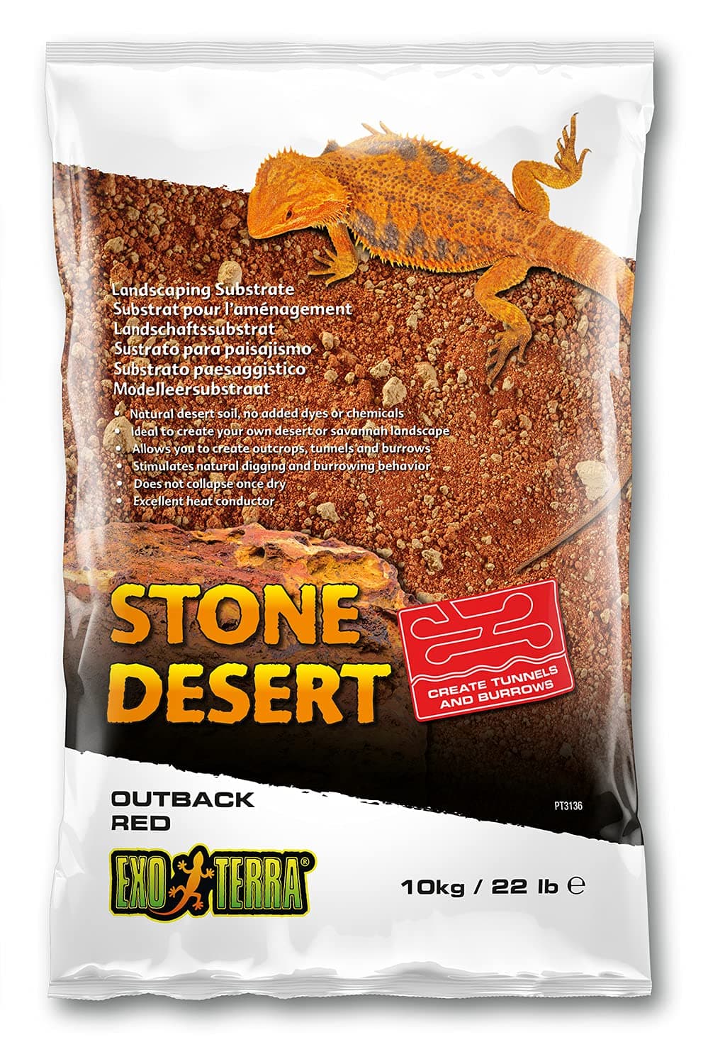 Outback Red Stone Desert Natural Terrarium Substrate (10kg)