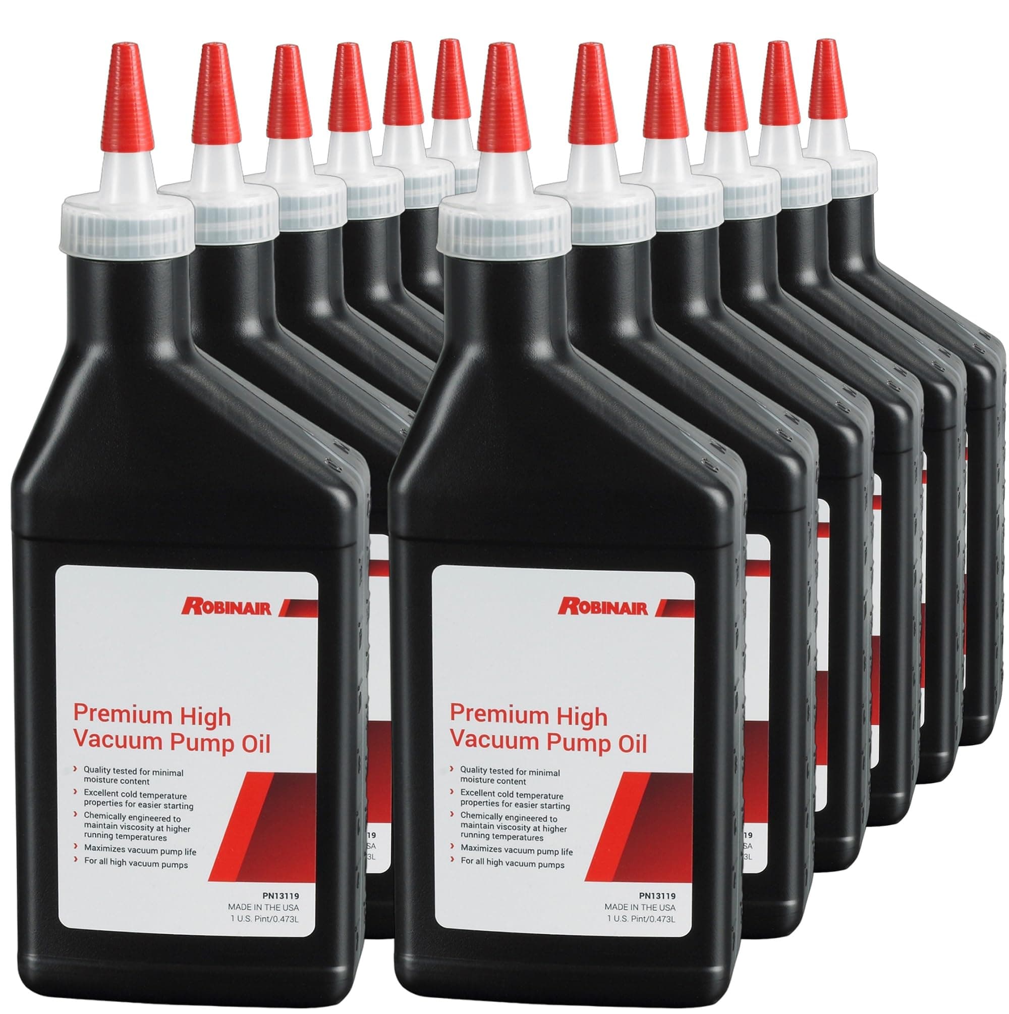 13119 Premium High Vacuum Pump Oil; 1 Pint (Pack of 12)