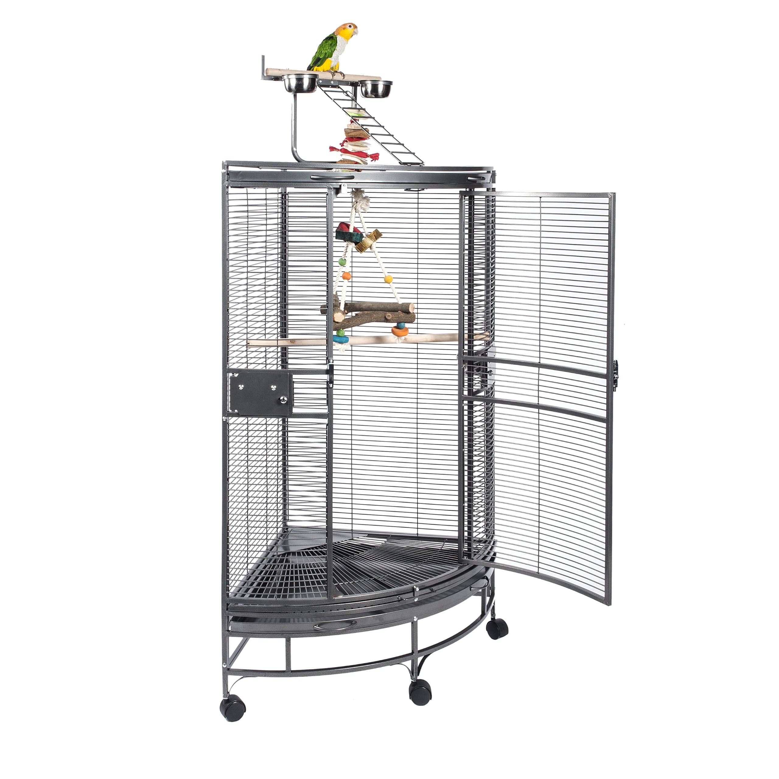 Montreal Corner Brid Cage in Antique