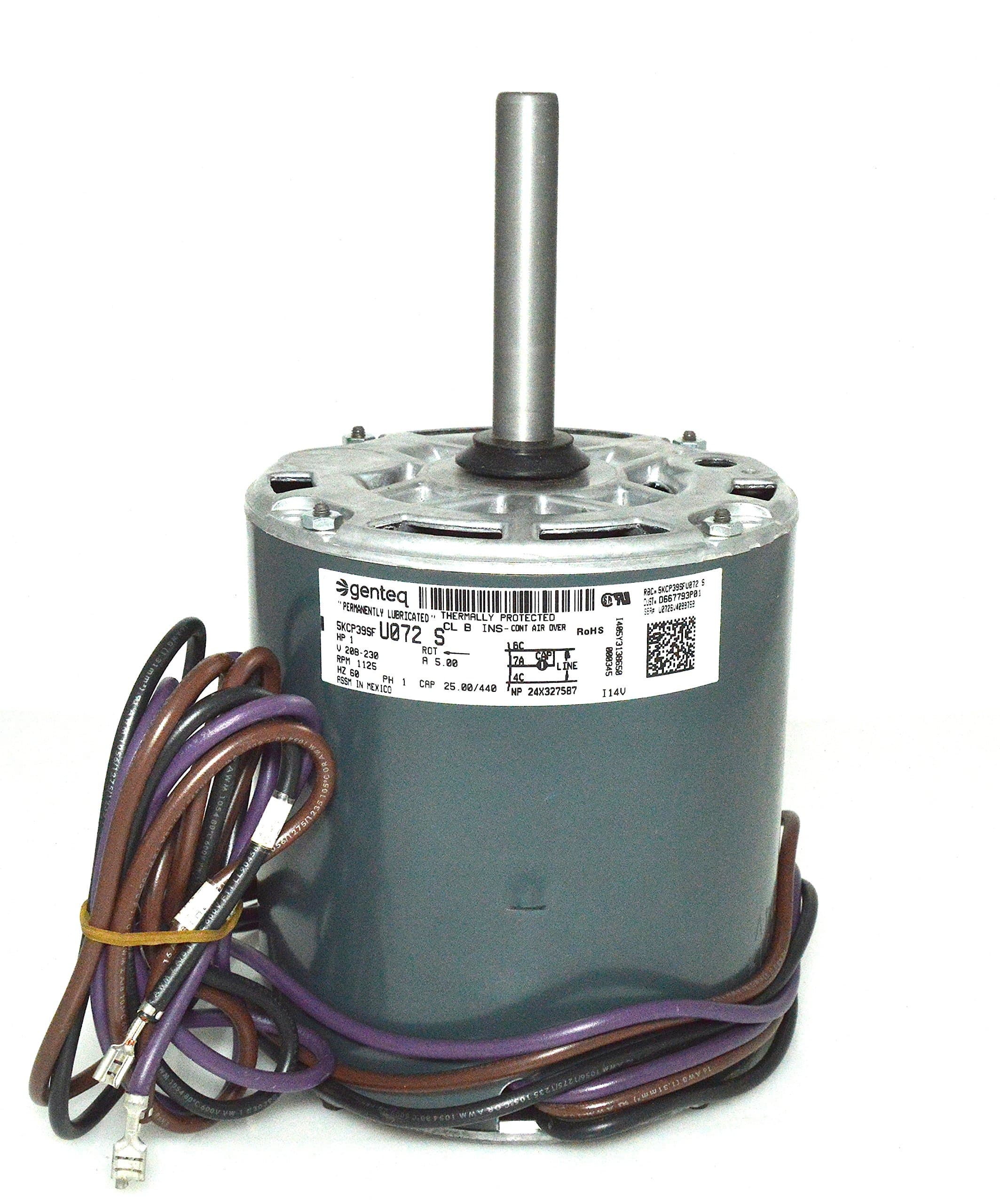 OEM Trane American Standard Condenser FAN MOTOR 1 HP 208-230v MOT9376 MOT09376