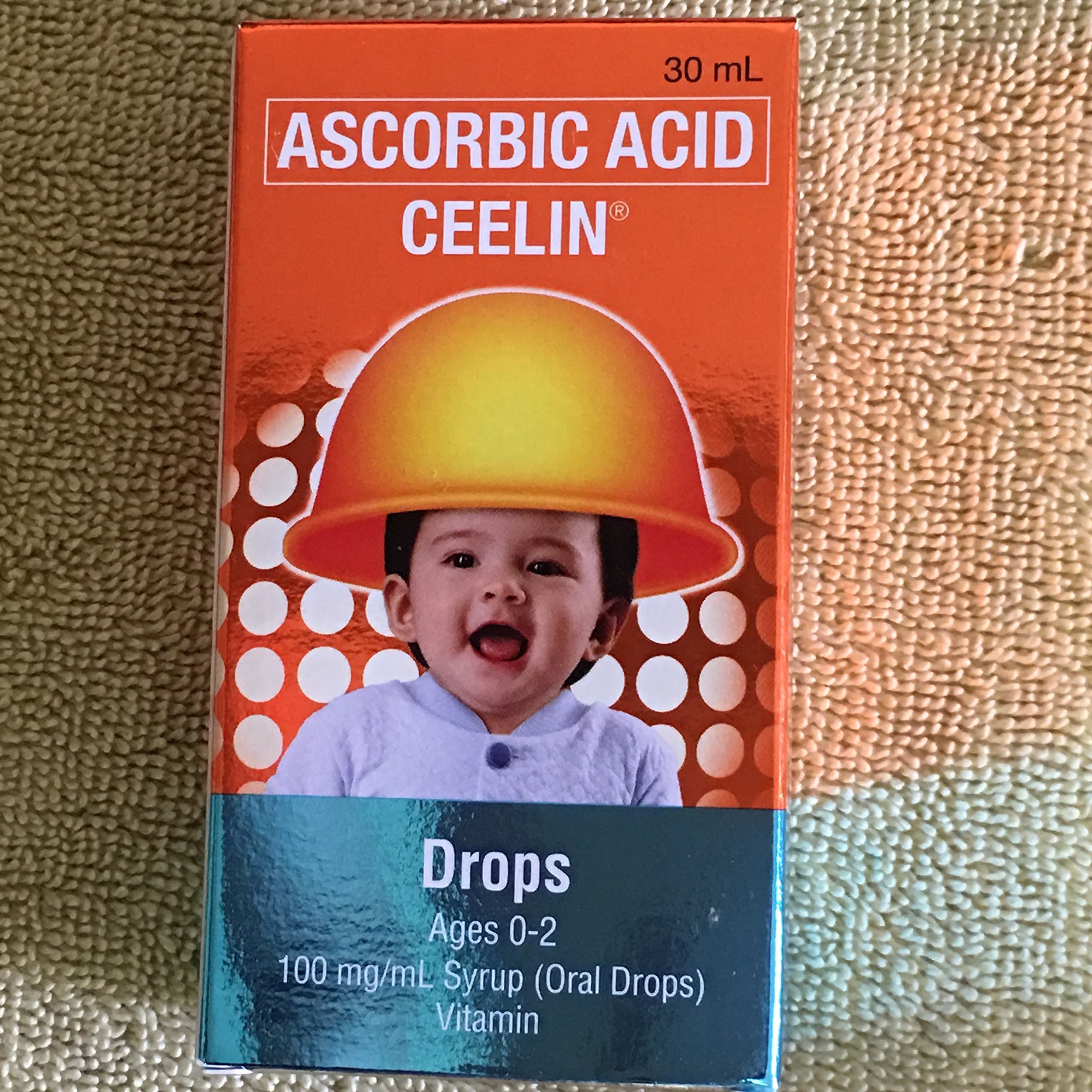 Ascorbic Acid Ceelin Oral Drops Ages 0-2 years old 30mL Unilab