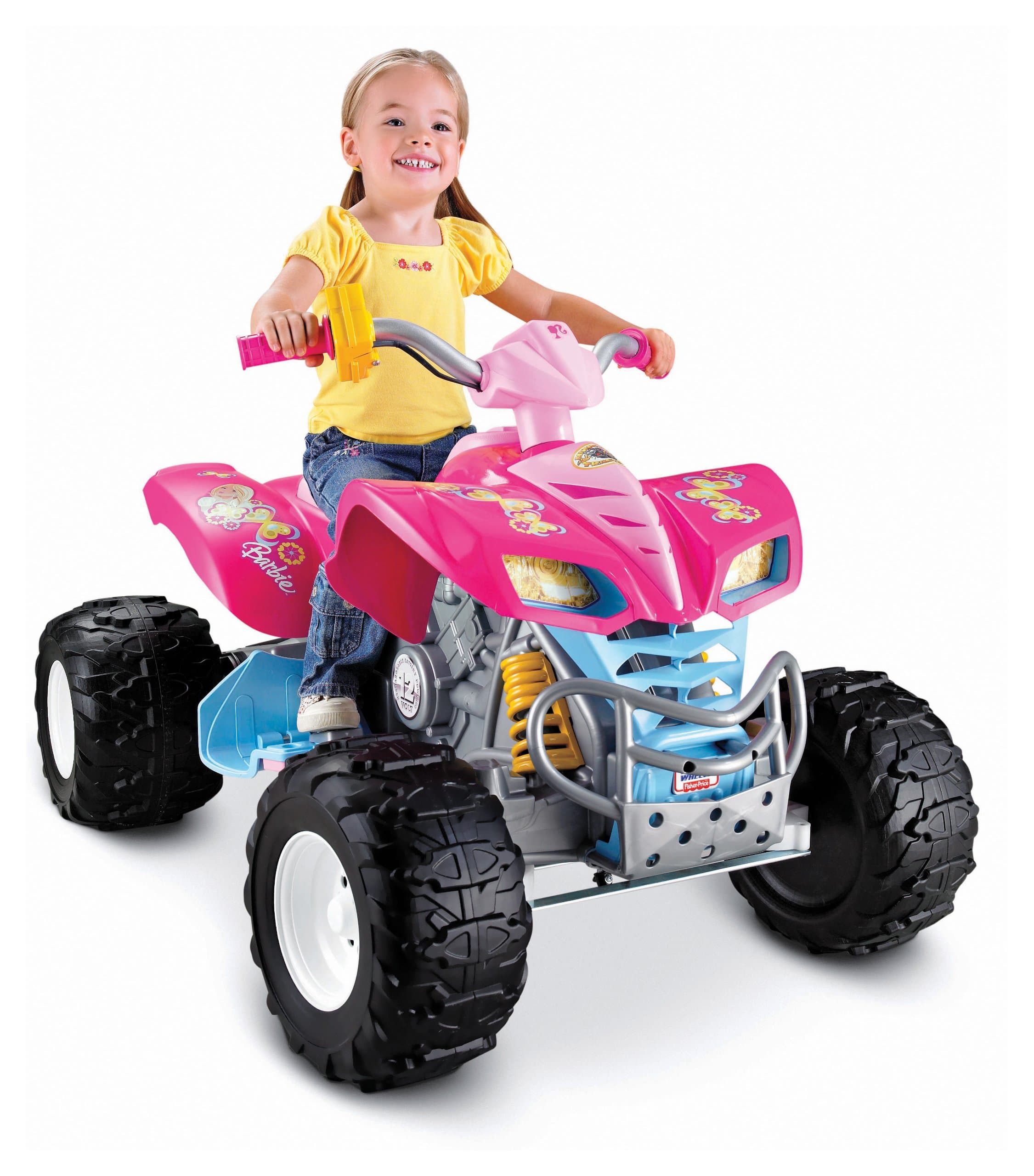 Power Wheels Barbie Kawasaki KFX with Monster Traction