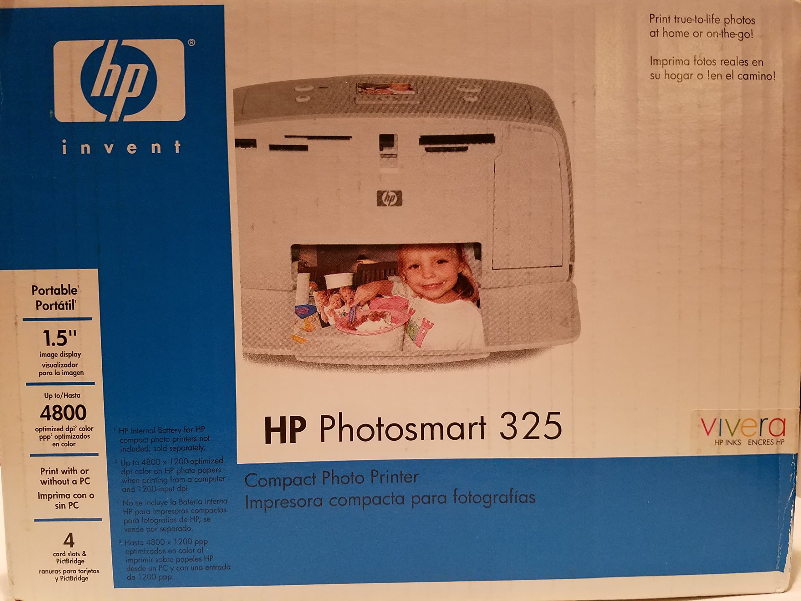 HP PhotoSmart 325 Compact Photo Printer