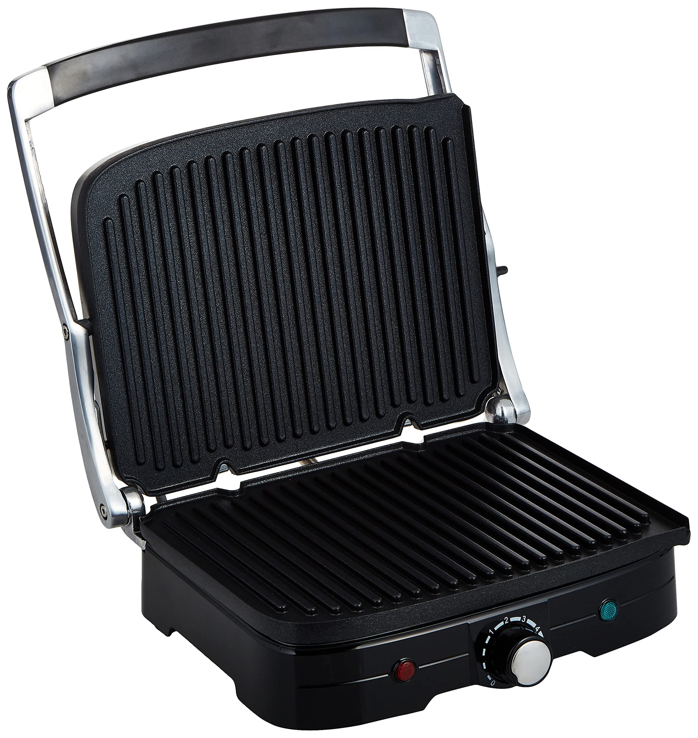 Chargeworld This electric Panini press grill is designed for versatile cooking, making it ideal for creating a variety of dishes, including breakfast sandwiches_M1