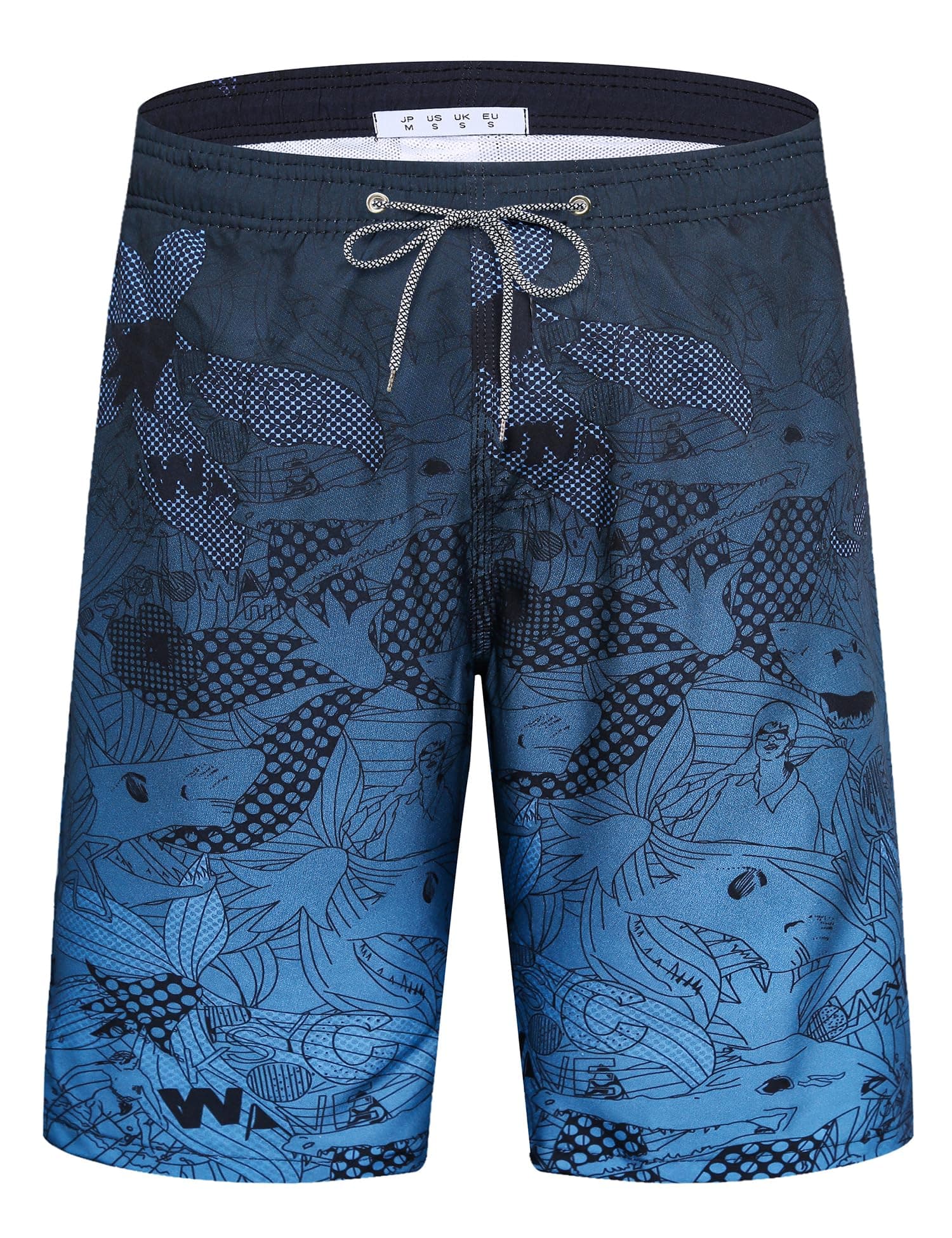 APTRO Men's Swimming Shorts Board Shorts Quick Dry Swimming Trunks Summer Beach Shorts with mesh Lining 02