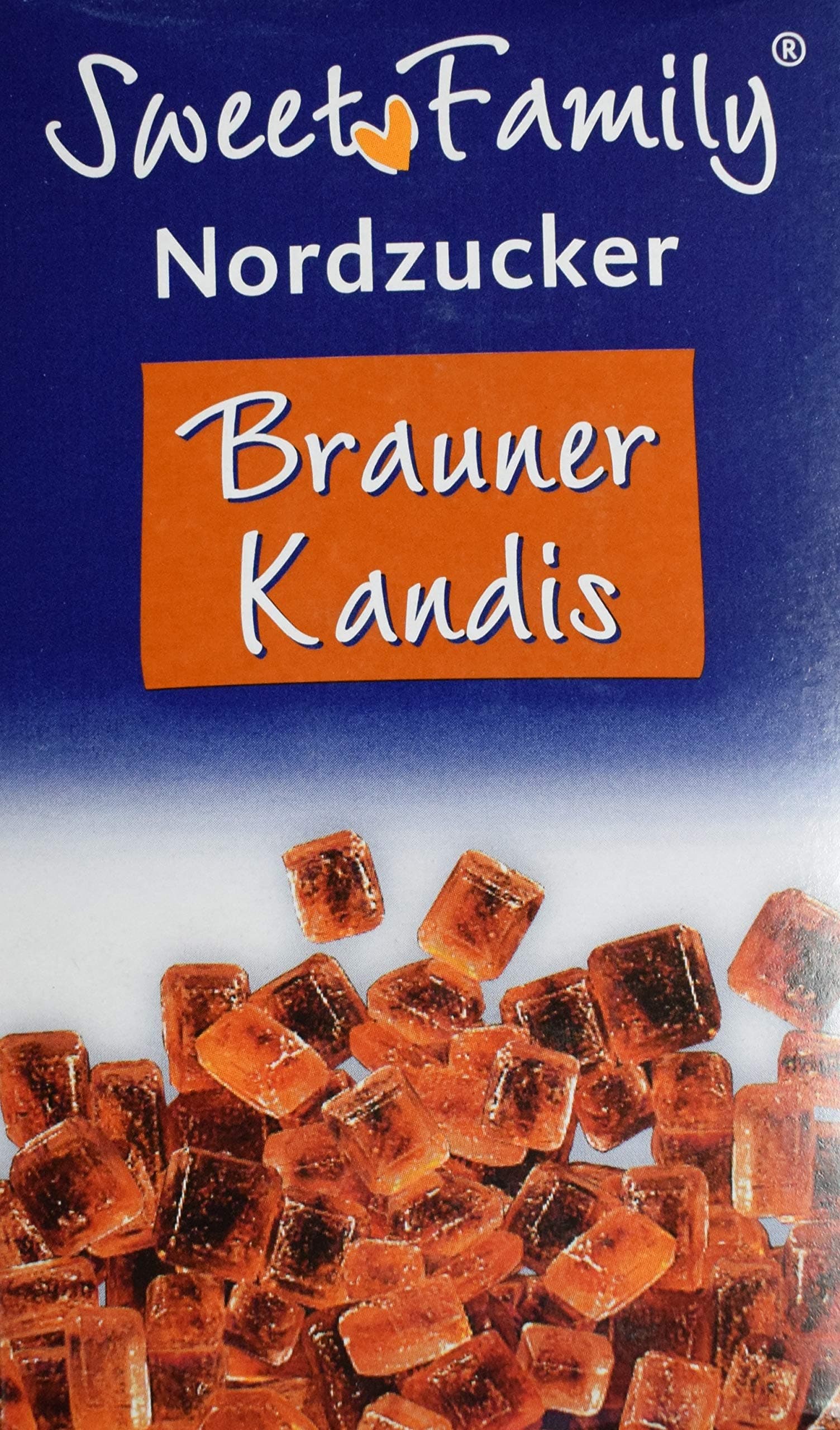 Nordzucker, Brauner Kandis (SweetFamily) 500g, Brown Sugar Candy