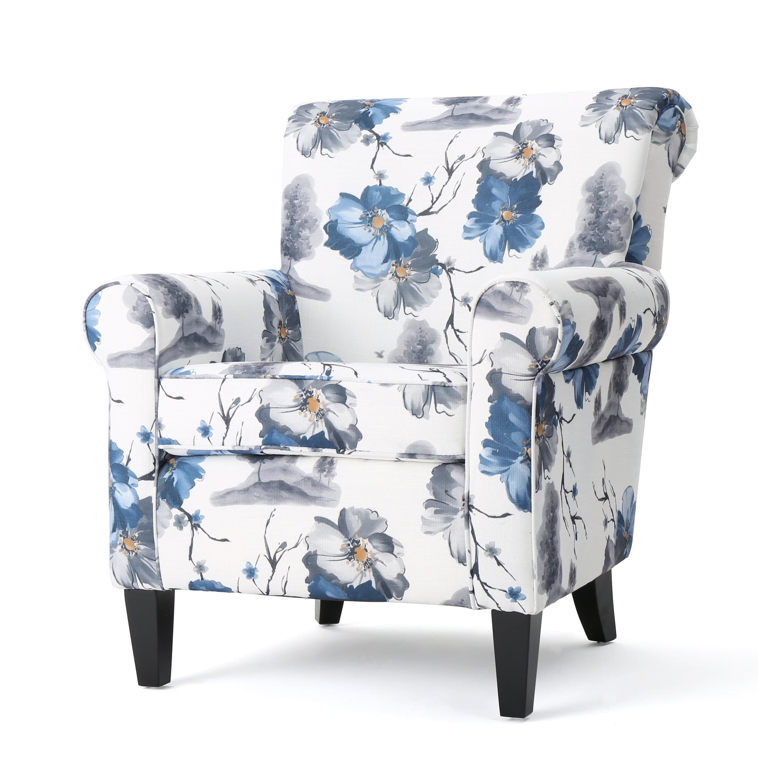 Christopher Knight Home Roseville Fabric Club Chair, Floral Print