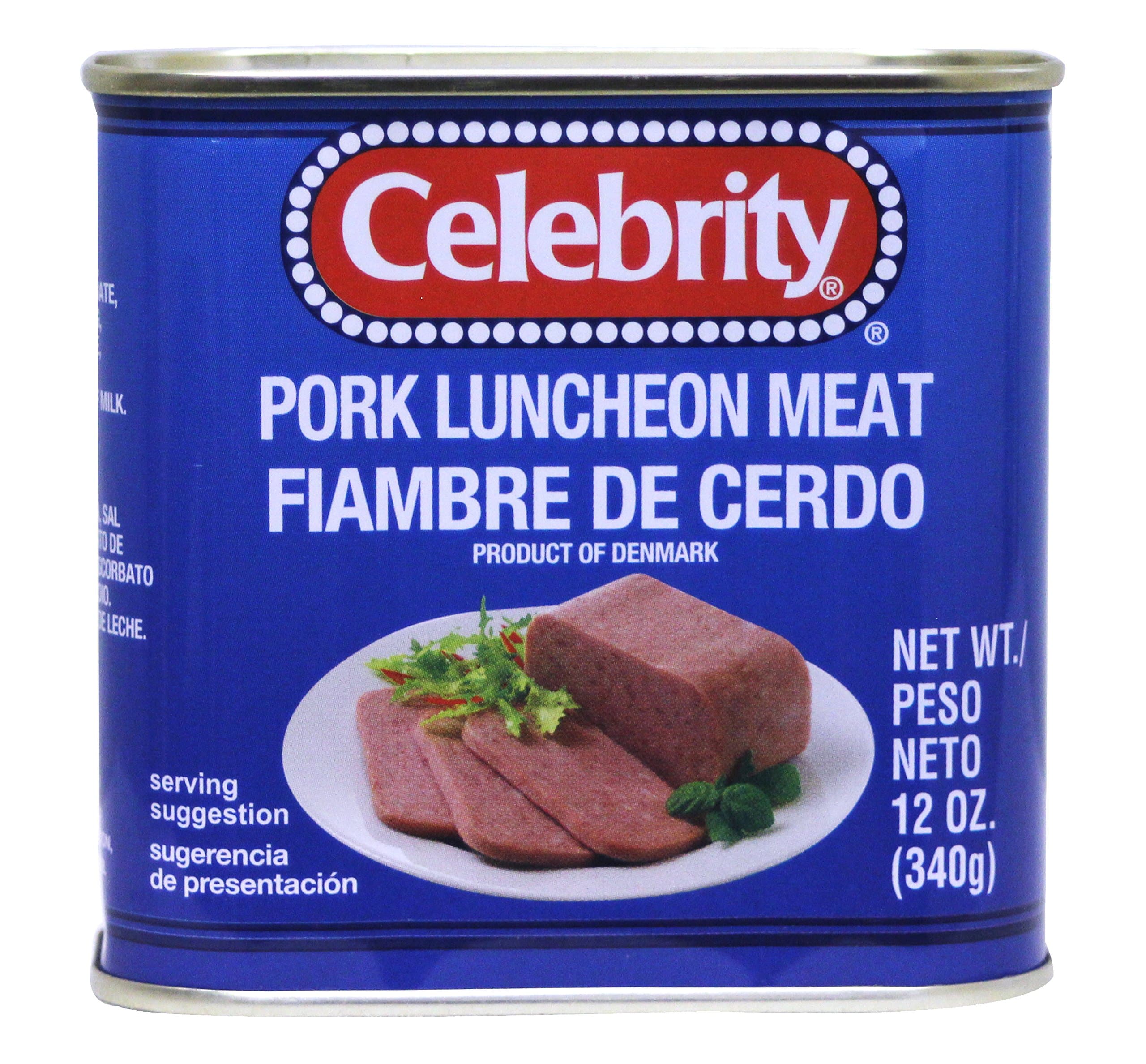 午餐肉 Celebrity Luncheon Meat Pork 12oz (pack of 3)