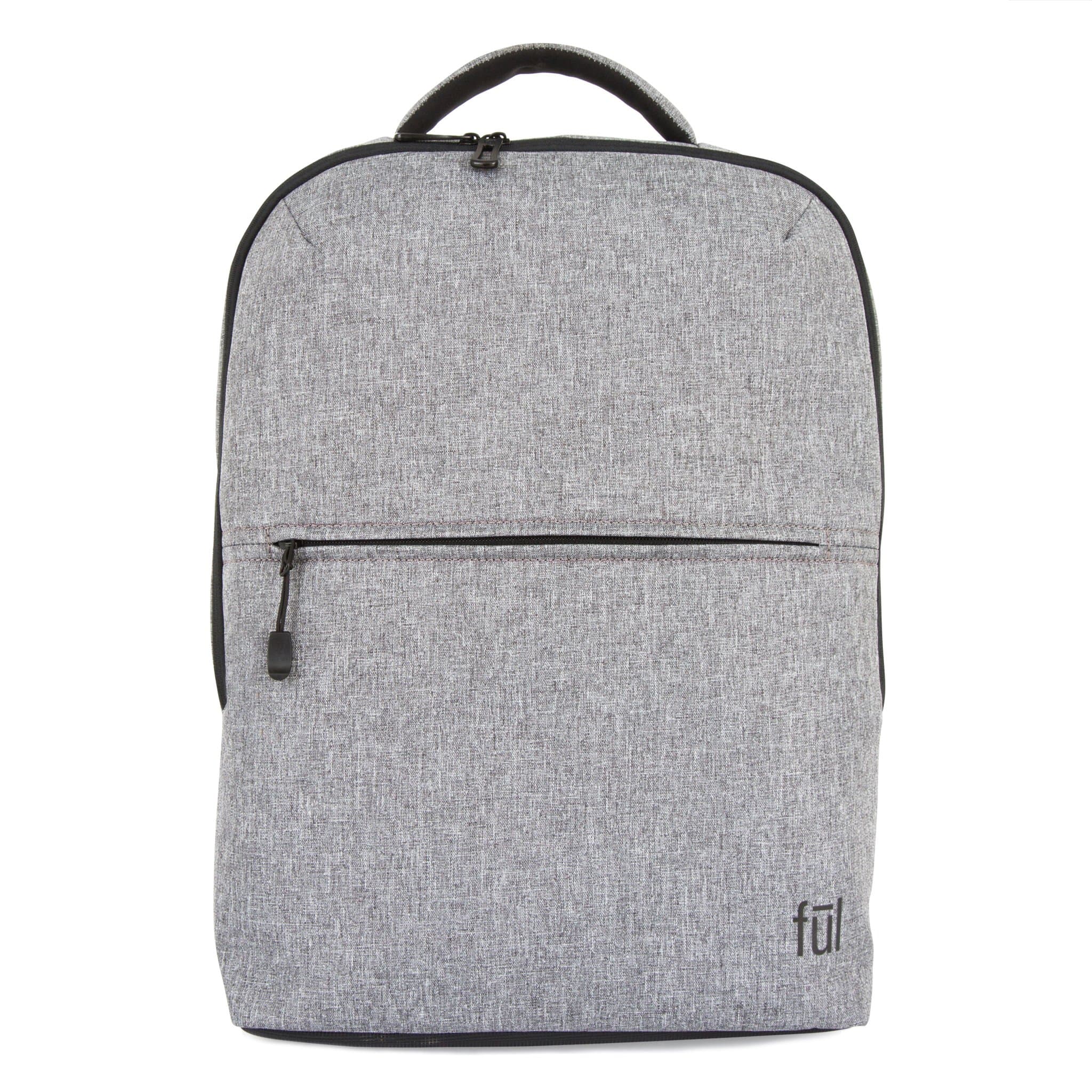 ful Ful Hans Laptop Backpack, Heather Grey Backpack, Heather