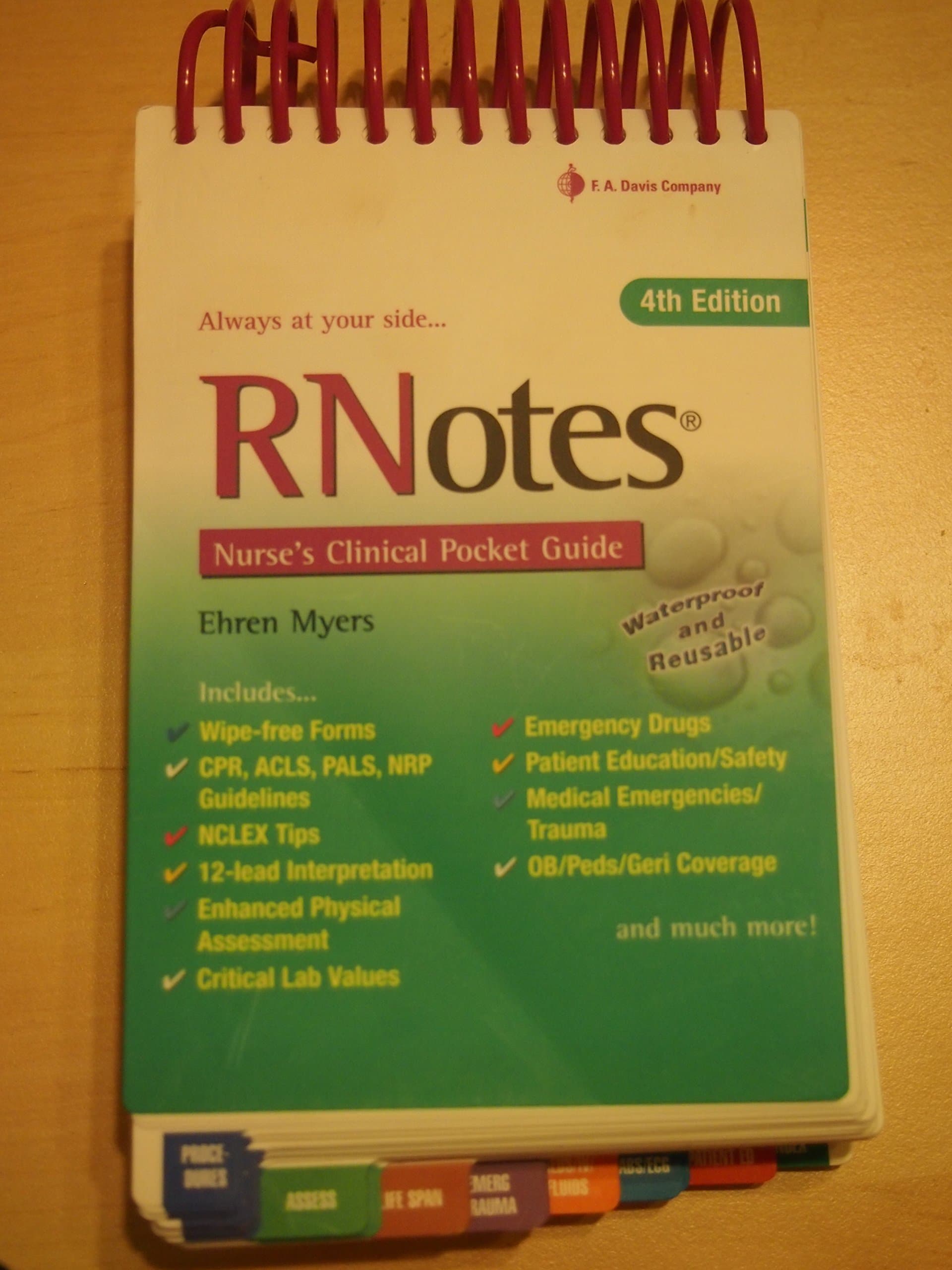 RNotes®: Nurse's Clinical Pocket Guide Fourth Edition