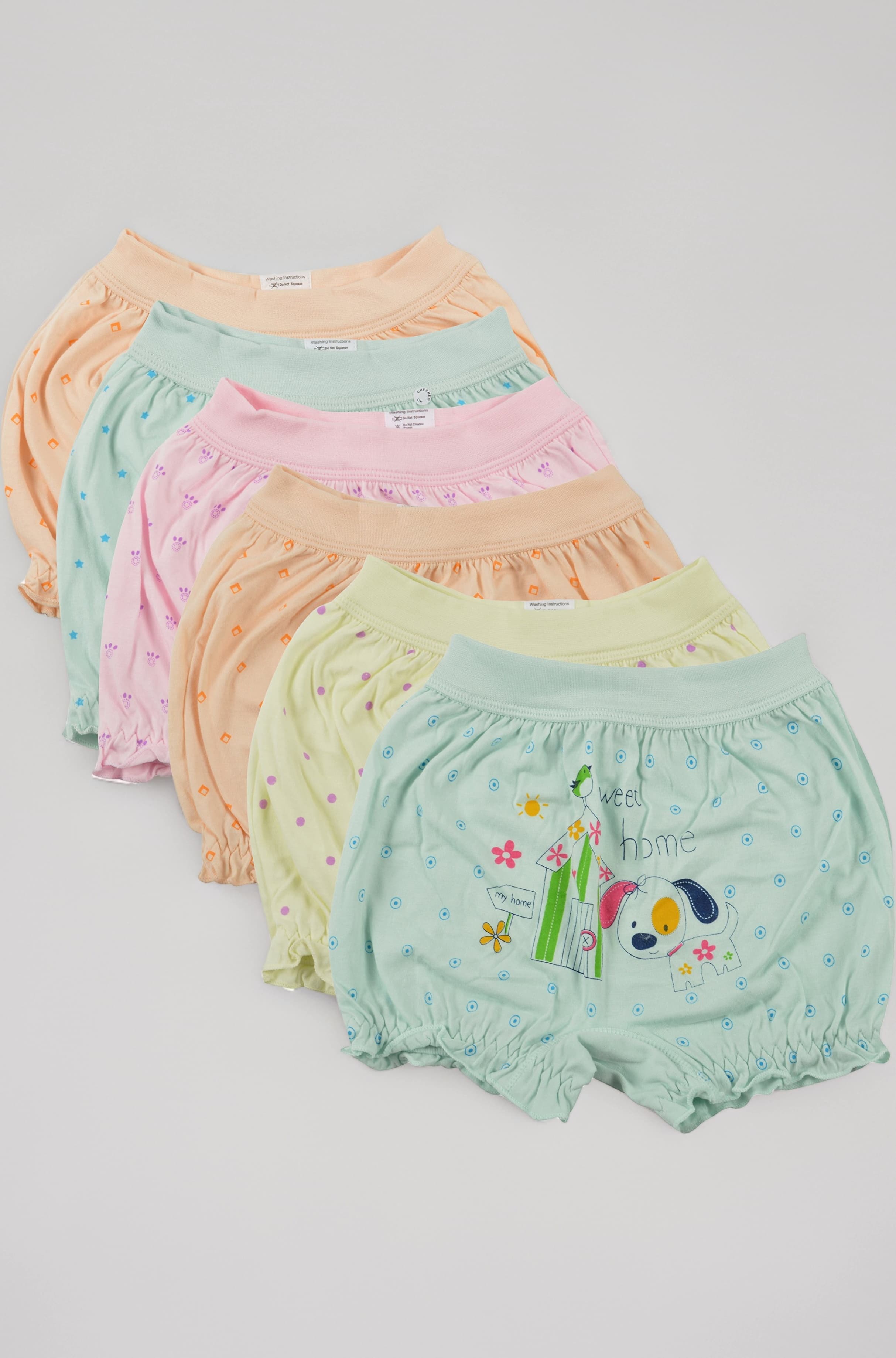 BODYCARE Girl's Cotton Bloomers (Color & Print May Vary)