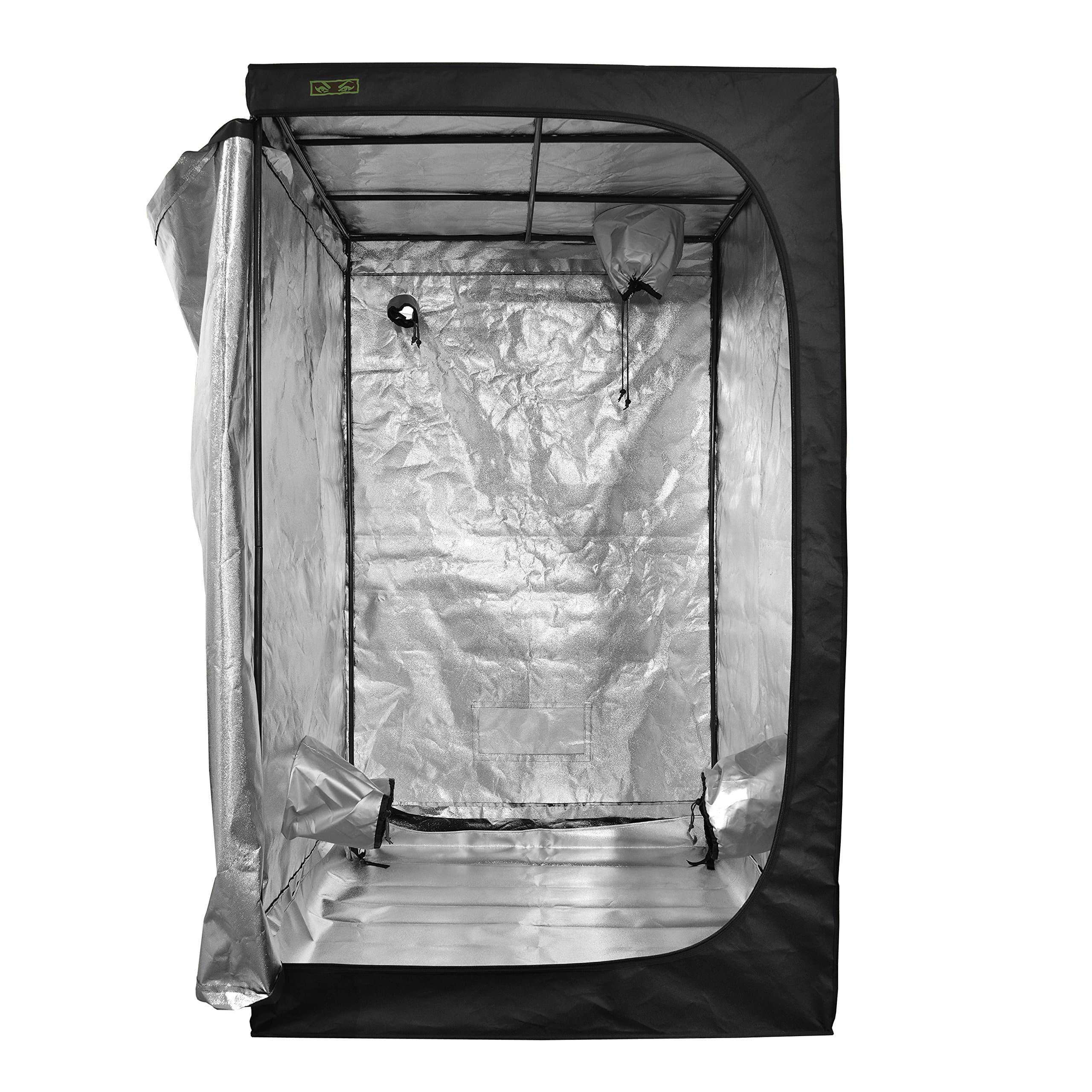 120 x 120 x 200cm"MONSTERBUDS PRO" Silver Mylar Grow Box Tent Hydroponics